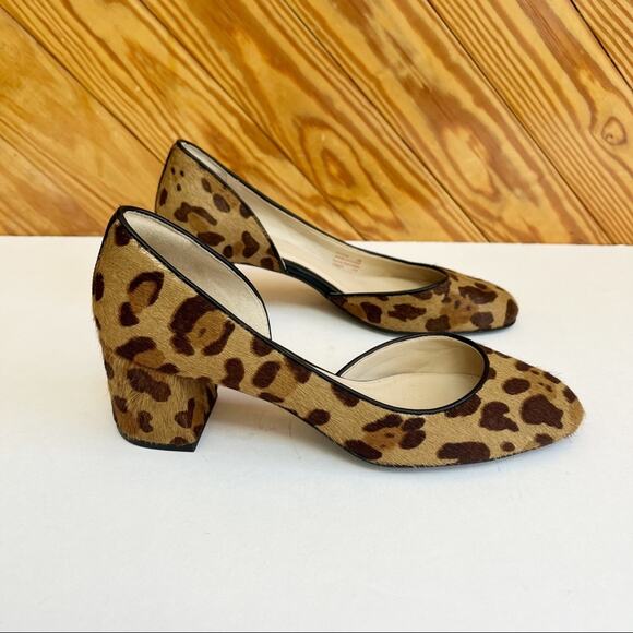 Cole Haan Animal Print Calf Hair D'Orsay Pump - Picture 3 of 10